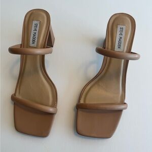 Steve Madden Brown Heeled Sandals